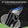 Slanted Curved Blade Ingrown Toenail Clippers for Thick Toenails, Angled Toe Nail Fingernail Cutter Trimmer for Seniors and Men - Black