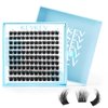 KevKev Lash Clusters 3D Fluffy Cluster Lashes 120 Pcs DIY Lash Extensions Mixed C/D Eyelash Clusters Individual Lashes Cluster Thin Band & Soft Resuable Lashes(Daisy,10-16mix)