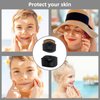 2 Pack Sunscreen Applicator for Kids，Sunblock Applicator with Precision Soft Brush Head ，Sunblock Applicator for Kids with Protective Cap