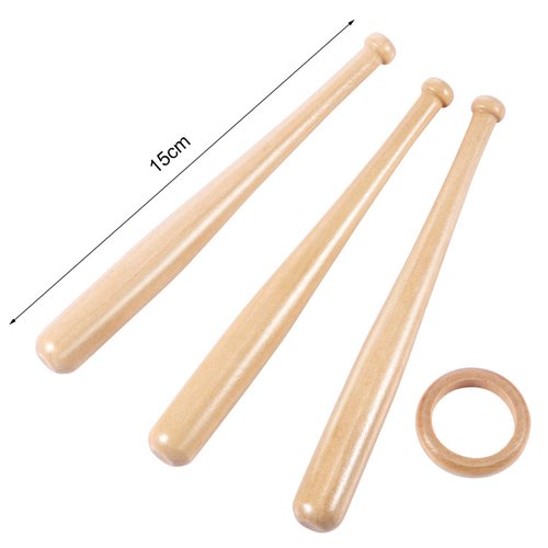 Honoson Baseball Stand Baseball Holders for Balls Display Wooden Baseball Bat Display Stand Holder Display Baseball Centerpieces for Tables for Kids and Sports Lover(1 Pack)