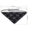 hoyuwak 2Pcs Crochet Bandanas Headbands Hairbands Head Scarf Hair Scarf for Women Girls Knitted Floral Hair Accessories for Hair Styling Decor(White, Black)