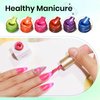 SUPWEE Neon Cat Eye Gel Nail Polish, 6 Colors Magnetic Gel Nail Polish Summer Colors Green Yellow Hot Pink Gel Nail Polish with Magnetic Soak Off UV Lamp Perfect for Nail Art & DIY Manicures at Home