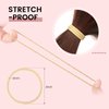 50PCS Women Elastic Hair Tie, Simplicity Thread Ponytail Holders Hair Bands For Girls, 5 Colors No Damage Hair Accessories For Thin and Thick Hair/Pony Tails…