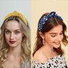 BEGOOD Headbands for Women Leopard Print Womens Knotted Wide Headbands Fashion Top Knot Hairbands for Women's Hair Designer Girls Headbands Turban Hair Accessories 2Pcs