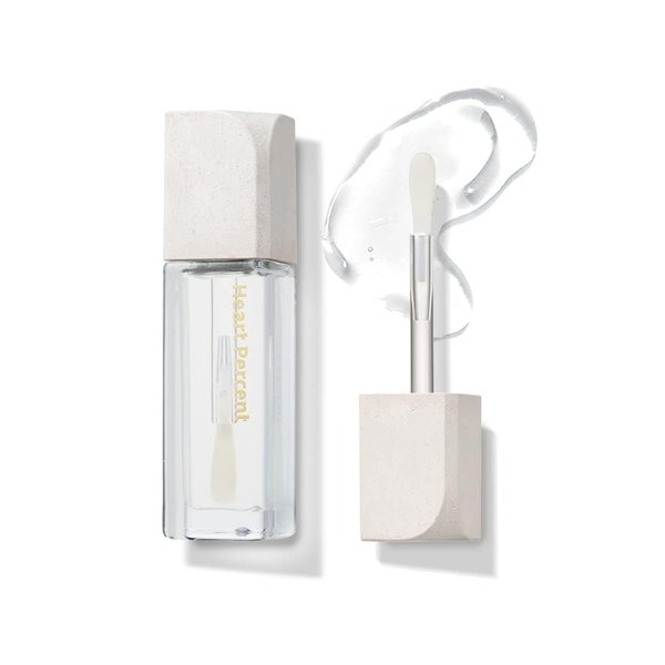 Heart Percent Commas on Life Essential Lip Essence #101 Lulluaby, Watery Oil Clear Lipgloss Essence Intense Overnight Sleeping Lip Treatment 6g (0.2 fl. oz.)