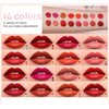 Lovelycat Lipstick Red Mini Lipstick Sets For Women 16 Cute Capsule Lipstick Set Black Lipstick Mini Lipstick Set Capsule, Multi Color, Waterproof Long Lasting Lipstick, All Skin Tones(KH6)