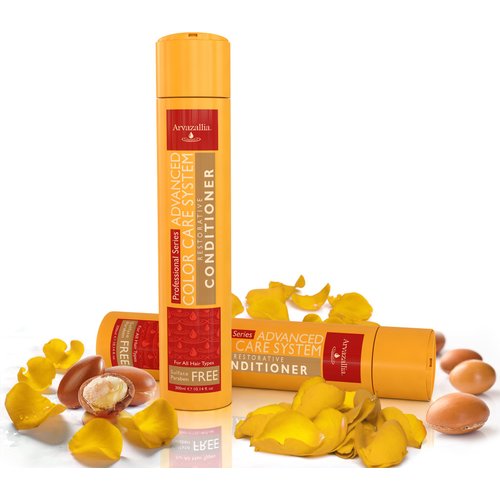 Arvazallia Advanced Color Care Restorative Conditioner for Color Treated Hair with Argan Oil and Macadamia Oil Sulfate Free Paraben Free