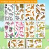 Hohamn Cheetah Tattoos for Kids, 10 Sheets Cheetah Jungle Animal Theme Temporary Tattoos for Boys Cheetah Birthday Party Supplies Gifts Decoration