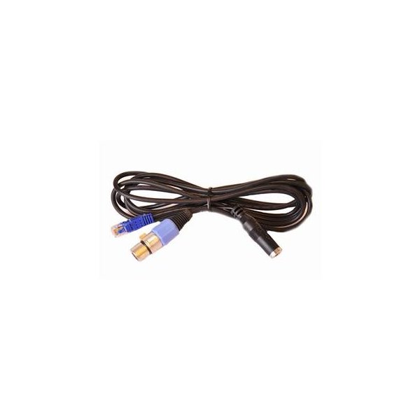 CC-1-IM Icom Modular Original Heil Sound Microphone Cable Icom Modular to XLR 4 Pin Female with 1/4 Inch Jack for PTT - Cable Length 8 Feet