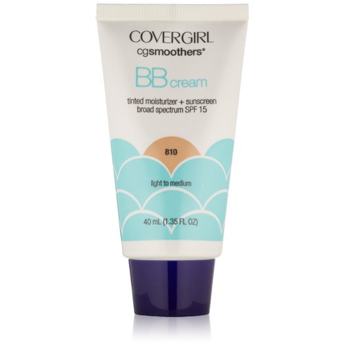 CoverGirl Smoothers SPF 15 Tinted Moisturizer, Light To Medium 810, 1.35-Ounce Packages (Pack of 2)