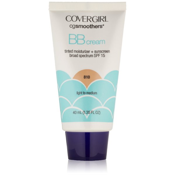 CoverGirl Smoothers SPF 15 Tinted Moisturizer, Light To Medium 810, 1.35-Ounce Packages (Pack of 2)