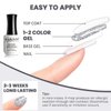 RARJSM Gel Polish Reflective Glitter,Gel Polish Glitter Silver,Flash Diamond Nail Gel Polish Soak off Disco Shimmer Gel Nail Polish UV LED Curing Requires 15ml for Home Salon Diy Nail Manicure