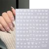 6 Sheets Bows Nail Stickers for Nail Art,3D Self-Adhesive Bow Knot Nail Decals Gold Sliver Red Pink White Black Bow Nail Art Stickers Bow Tie Nail Decorations for Women DIY Acrylic Nail Art Supplies