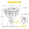 MikeWin MR16 LED Bulb 10Pack,5W 12V, GU5.3 Bi-Pin Base,50-Watt Equivalent,2700K Warm White,Non-Dimmable MR16 LED Spot Light Bulbs for Indoor Outdoor Landscape Track Lighting