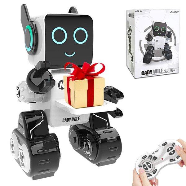 Robot Toys for Kids 5-7, Intelligent Interactive Remote Control Robot Toys with Built-in Piggy Bank Educational Robotic Kit Walks Sings and Dance for Boys and Girls Birthday Robot Toys for Kids 8-12