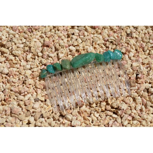 Amazonite Hair Comb