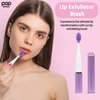 Lip Exfoliator w/AAA Battery (Lavender) - Silicone Lip Brush for Dry, Chapped, & Chafing Lips - Soft Bristle Lip Brush Exfoliating Tool for Smooth, Luscious Lips - Lip Products for Women & Men…