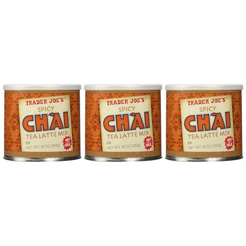 Trader Joe's Spicy Chai Tea Latte Mix 10 oz (Pack of 3)