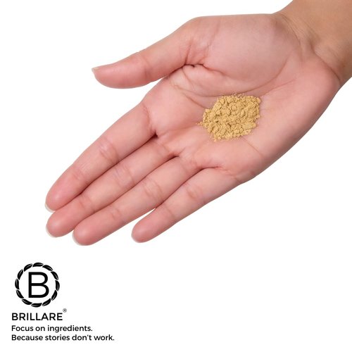 BRILLARE Vitamin C Face Wash | for Pigmentation & Dark Spots | Coconut & Orange Face Wash for Skin Brightening | 100% Natural Powder Facewash | 30g