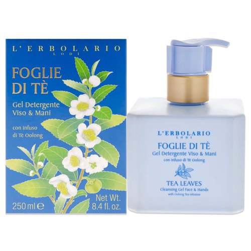 Lerbolario Tea Leaves Face and Hand Cleansing Gel For Unisex 8.5 oz Gel