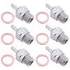 Hobbypark 70117H Hot Glow Plug N3 No. #3 Spark Nitro Engine Parts Replace OS for Traxxas Losi HPI Redcat HSP Himoto RC Car Truck Buggy (Pack of 6)