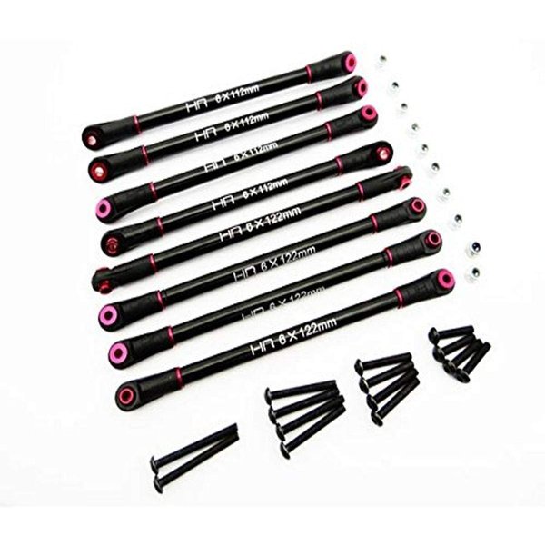 Hot Racing SCX305TL01 Aluminum 4-Link (Four Link) Set for 12in (305mm) Axial Scx