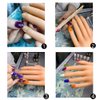 Practice Hand for Acrylic Nails,Mannequin Hands for Nails Practice,Nail Art Hand Nail Training Hand Nail Fake Hand Nail Hand Practice Acrylic Nail Hand 1Pcs