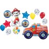 Anagram Paw Pups Marshall and Fire Truck Ladder Engine on Patrol Birthday Party Supplies Balloon Bouquet Decorations