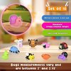 Forest & Twelfth 2" Rubber Bug Toys, Fake Bugs for Kids, Set of 10 Cute Toy Bugs Assortment to Explore Nature's Wonders, Fun Bug Party Favors for Birthdays, Anniversaries, Parties