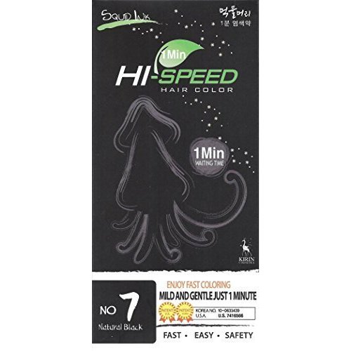 1 Minute Hi Speed Hair Color #7 Natural Black