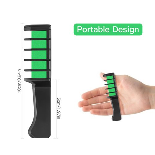 MSDADA Hair Chalk for Girls - New Hair Chalk Comb Temporary Washable Hair Color Dye for Kids - Makeup Birthday Party Halloween Christmas Gifts Toys for Girls Kids Age 6-8-10-12 Years Old - Fluorescent