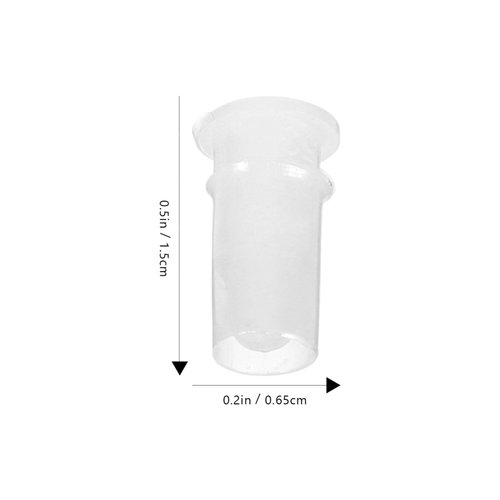 balacoo 200 Pcs Baby Stuffed Animals Whistle Noise Maker Repair Replacement Dog Squeak Toy Puppy Chew Bb Toy Squeaker Baby Chew Toy Dog Toy Rattle Squeaker Plush Filling Toddler Ring White