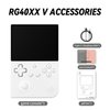 RG40XX V Linux OS Portable Game Console 64GB Storage 4.0-inch IPS Display H700 Quad-Core Bluetooth 4.2 3200mAh Battery 16M RGB Lighting(White)