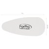 ForPro Amazing Pedi System Refill Strips, White, 80 Grit, Pedicure File Refills, 5” L x 2.5” W, 20-Count