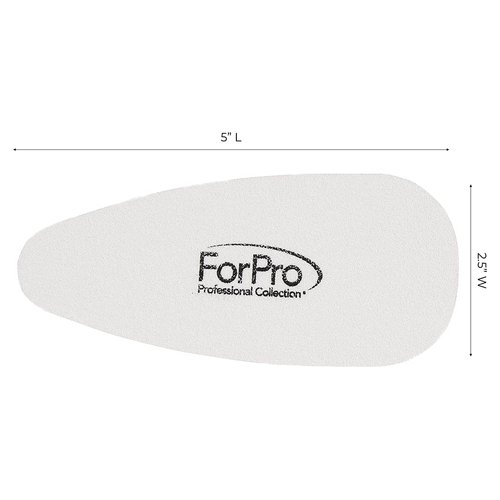 ForPro Amazing Pedi System Refill Strips, White, 80 Grit, Pedicure File Refills, 5” L x 2.5” W, 20-Count
