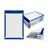 CASEFORCE Blue Border Magnetic Card Holder One Touch Case - 35PT - 5 Pack