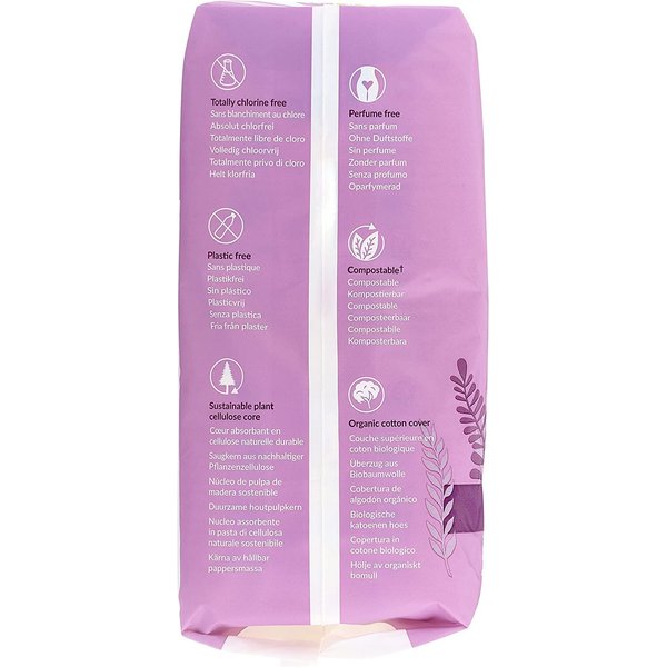 Natracare Regular Maxi Pads - Organic and Natural, Normal - 14 Count - Pack of 3