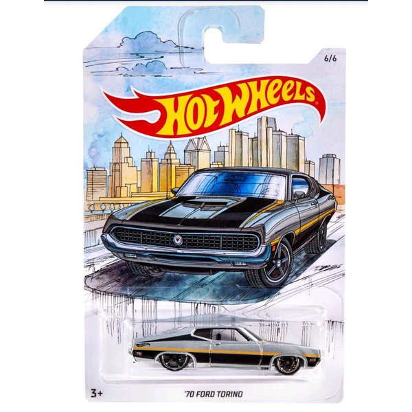 Hot Wheels '70 Ford Torino Detroit Muscle Car Series 6/6