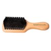 GranNaturals Soft Bristle Hair Brush - Boar Bristle Slick Back Hair Brush for Smoothing, Fades, Beards, 360 Waves to Style, Polish, & Lay Down Hair to Create a Sleek Hairstyle for Women & Men