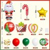 Christmas Balloon Garland Arch kit, Christmas Red White Balloons, Candy Balloons, Santa Balloons for Xmas Party Decorations, Christmas Balloon Decorations Party Supplies