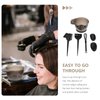 Healifty Hair Dye Coloring Kit 5Pcs - Hair Dye Bowl, Hair Dye Brush, Hair Dye Comb, Ear Cover, Mixer, Hair Dying Accessory Kit for Salon & Home Hair Coloring (Black)