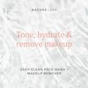 Nature Love Deep Clean Face Wash + Makeup Remover | Micellar Water & Niacinamide | Cleanse Without Stripping Essential Moisture | Paraben Free, Cruelty Free, Made in USA (6 Fl Oz)