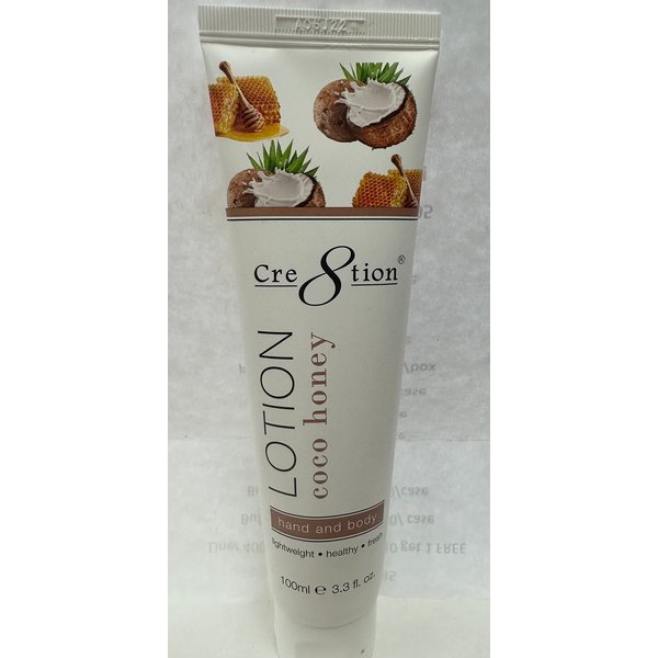 Cre8tion Premium Hand and Body Lotion, Made in Korea- Coco Honey