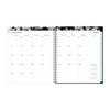 Blue Sky 2023 Monthly Planner, January - December, 8" x 10", Clear Pocket Cover, Wirebound, Baccara Dark (110216-23)