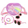 BESWON Play Purse for Little Girls, Princess Dress Up Pretend Play Toys Purse with Accessories, Toddler Girl Toys Girl Birthday Gift for 3 4 5 6 7 8 9 10 Year Old