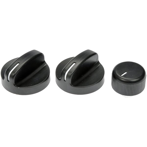 Dorman 76829 Temperature Control Knob Assortment Compatible with Select Chrysler/Dodge/Eagle Models, Black