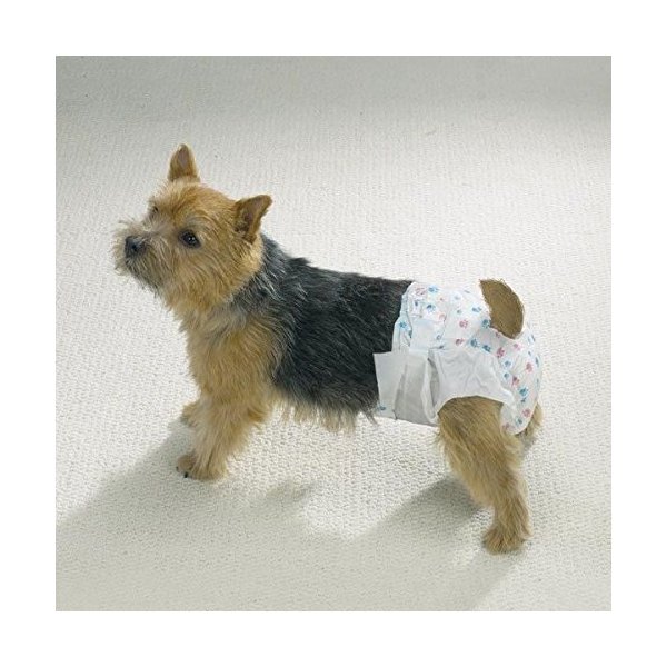 CleanGo Pet Dog Diaper Bulk Packs Disposable Doggie Diapers Helps Protect from Soiling !(Mini 30 Pack)