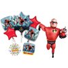Anagram The Incredibles Birthday Party Supplies 8pc Mr Incredible Airwalkers Balloon Bouquet Decorations