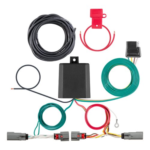 CURT 56487 Vehicle-Side Custom 4-Pin Trailer Wiring Harness, Fits Select Mazda CX-5, CX-50, Black