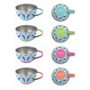 Jewelkeeper Tea Party Set for Girls - 15 Piece Tin Tea Set Includes Teapot, 4 Tea Cups, 4 Saucers, Plates, Tray, and Case - Llama Tea Party Set with Carrying Case - Ideal Kid Toys for Pretend Play